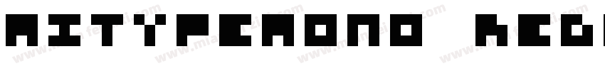 MitypeMono Regular字体转换